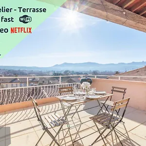 Mont Ventoux - Terrasse - Vue Degagee - Linge De Qualite - Fibre - Confort Appartement Gardanne